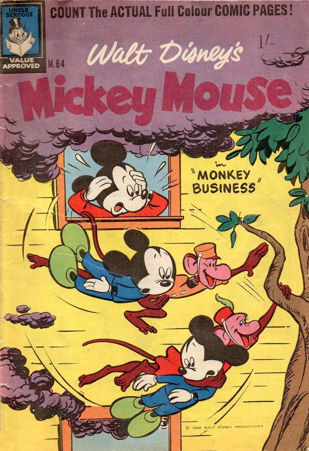 Walt Disney's Mickey Mouse [M series] (WG Publications, 1956 series) #M.64 (March 1962)