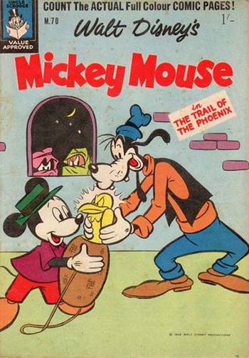 Walt Disney's Mickey Mouse [M series] (WG Publications, 1956 series) #M.70 (September 1962)