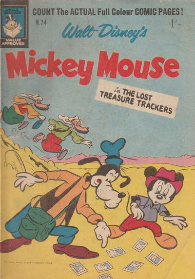 Walt Disney's Mickey Mouse [M series] (WG Publications, 1956 series) #M.74