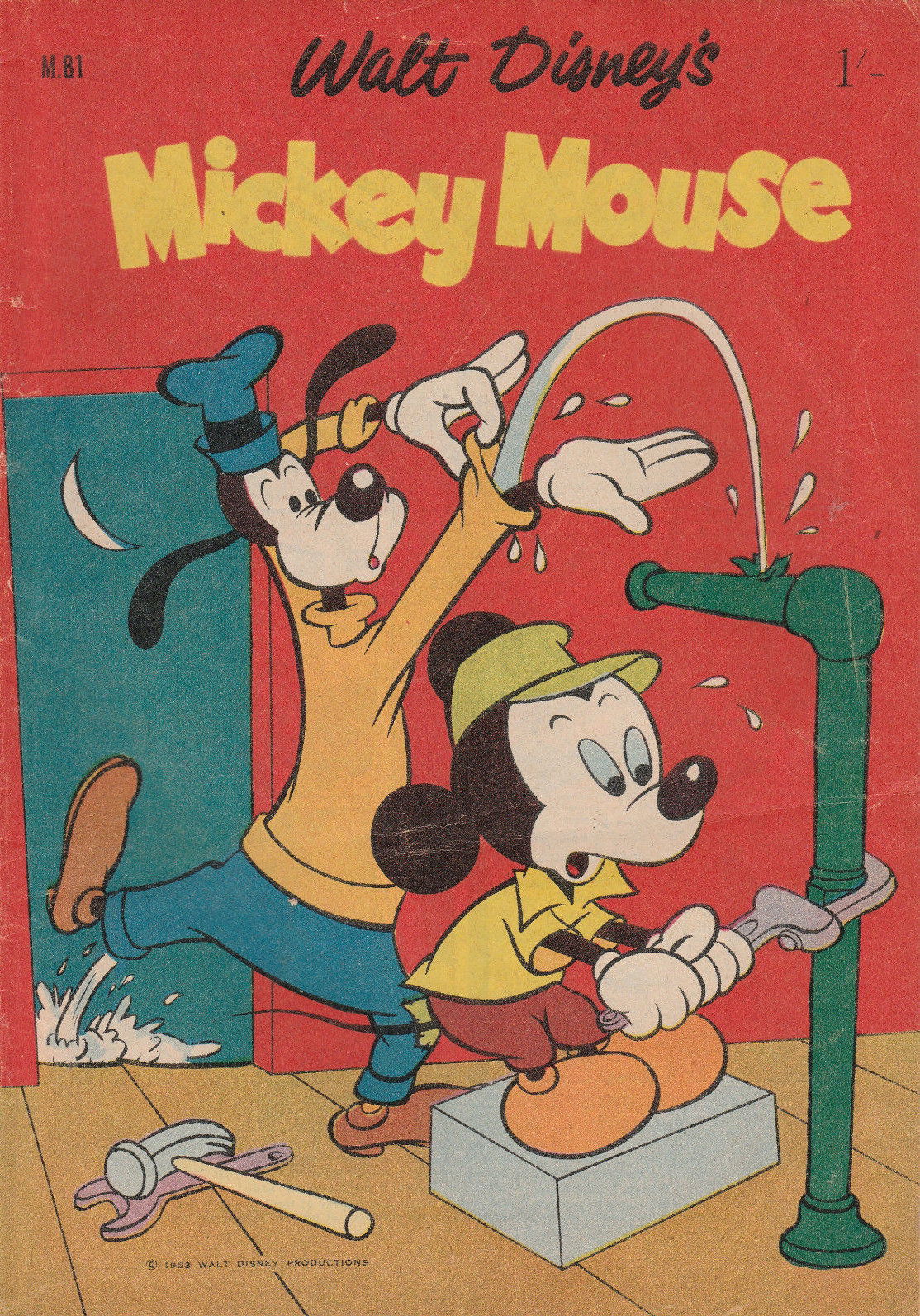Walt Disney's Mickey Mouse [M series] (WG Publications, 1956 series) #M.81 (August 1963)
