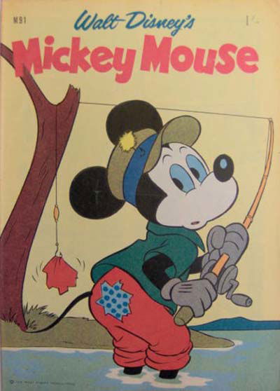 Walt Disney's Mickey Mouse [M series] (WG Publications, 1956 series) #M.91