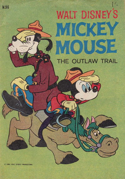 Walt Disney's Mickey Mouse [M series] (WG Publications, 1956 series) #M.96