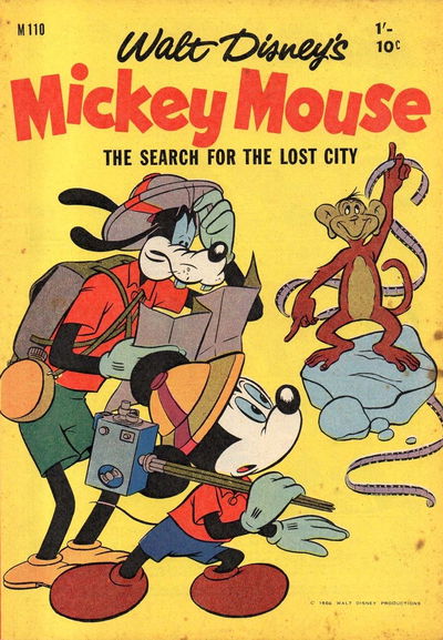 Walt Disney's Mickey Mouse [M series] (WG Publications, 1956 series) #M110 [January 1966?]