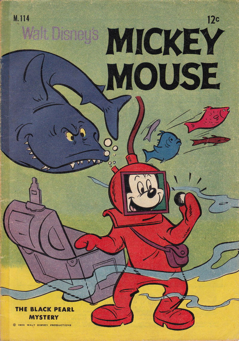 Walt Disney's Mickey Mouse [M series] (WG Publications, 1956 series) #M.114 (May 1966)