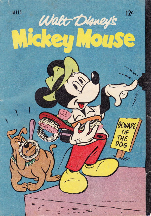 Walt Disney's Mickey Mouse [M series] (WG Publications, 1956 series) #115 (June 1966)