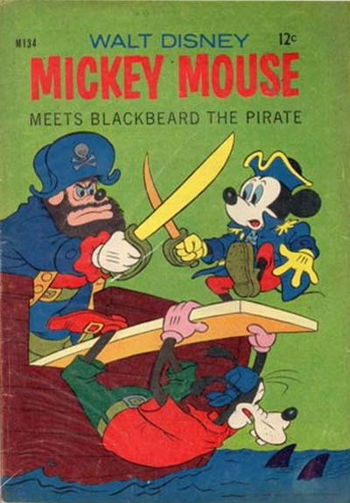 Mickey Mouse Meets Blackbeard the Pirate