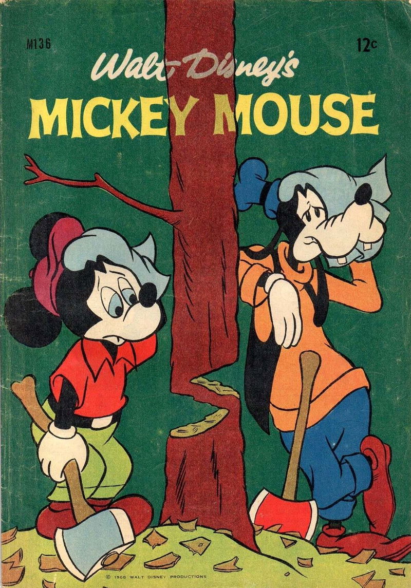 Walt Disney Mickey Mouse [M series] (WG Publications, 1967 series) #M136 ([1968?])