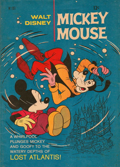 Walt Disney Mickey Mouse [M series]  #M.137 (1968)