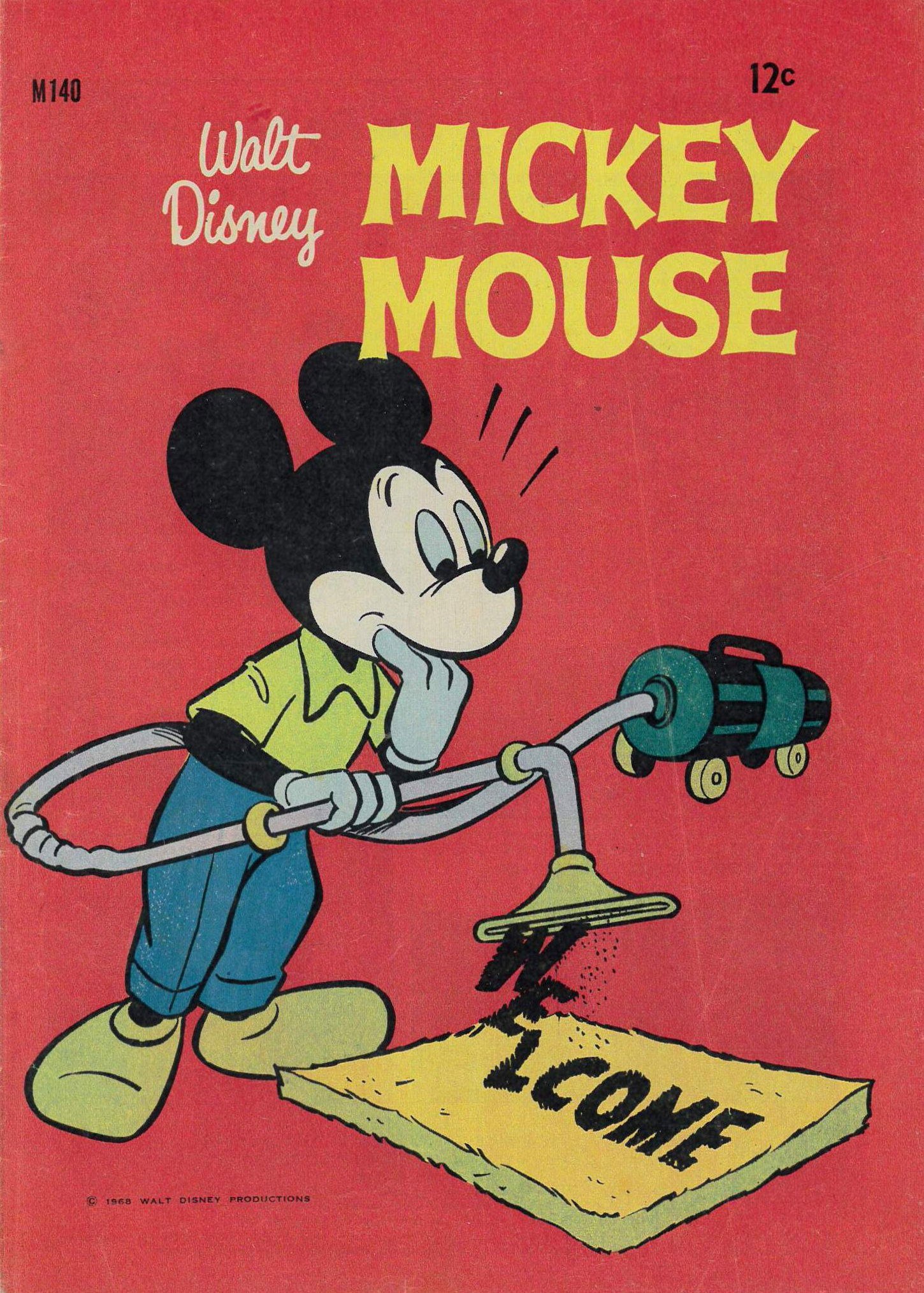 Walt Disney Mickey Mouse [M series] (WG Publications, 1967 series) #M140 ([1968])