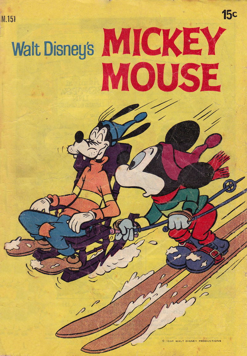 Walt Disney Mickey Mouse [M series] (WG Publications, 1967 series) #M.151 (1969)
