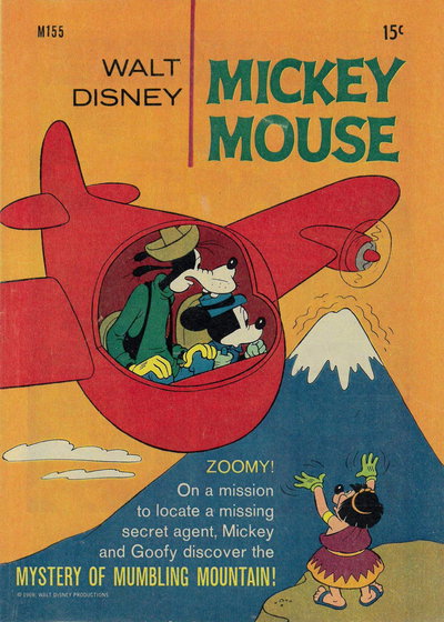 Walt Disney Mickey Mouse [M series]  #M155 ([October 1969])