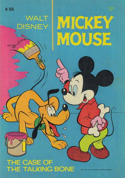 Walt Disney Mickey Mouse [M series]  #M.166 (1970)