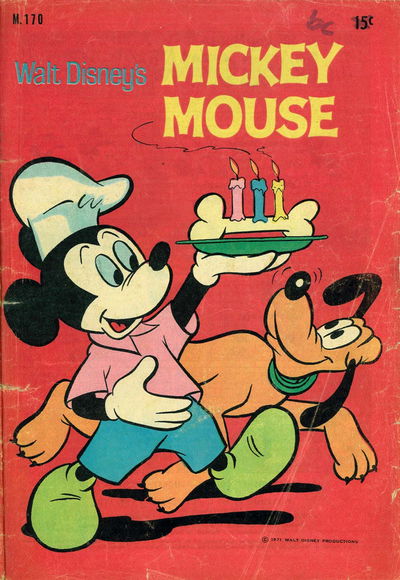 Walt Disney Mickey Mouse [M series] (WG Publications, 1967 series) #M.170 1971