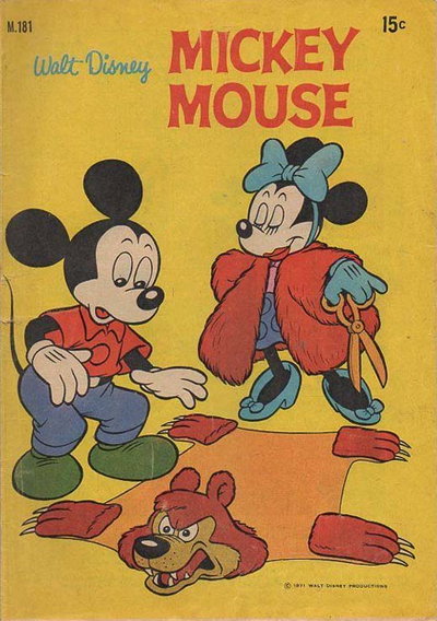 Walt Disney Mickey Mouse [M series]  #181 (1971)
