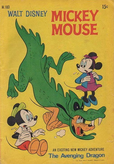 Walt Disney Mickey Mouse [M series]  #M.183 (1972)