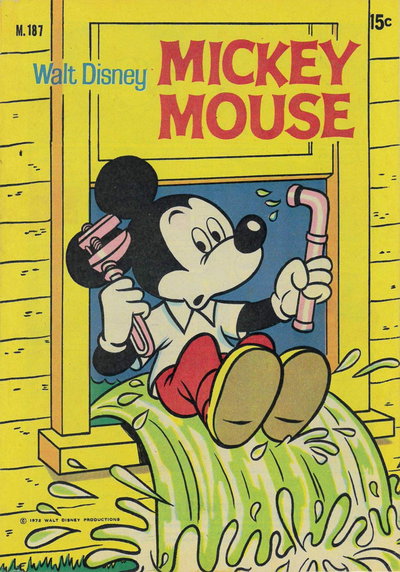 Walt Disney Mickey Mouse [M series]  #M.187 ([June 1972])