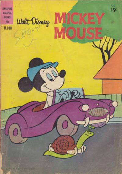 Walt Disney Mickey Mouse [M series] (WG Publications, 1967 series) #M.188 ([1972?])