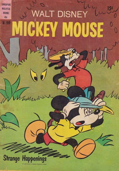 Walt Disney Mickey Mouse [M series] (WG Publications, 1967 series) #M.189 [1972?]