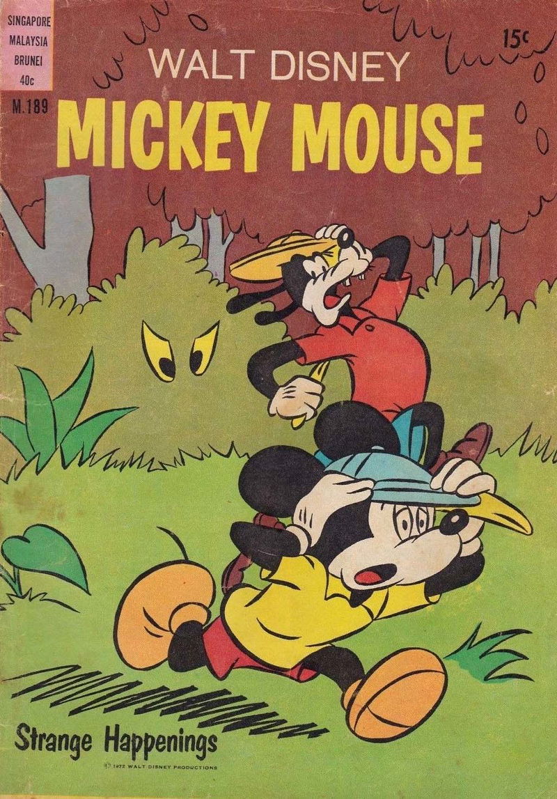 Walt Disney Mickey Mouse [M series] (WG Publications, 1967 series) #M.189 ([1972?])