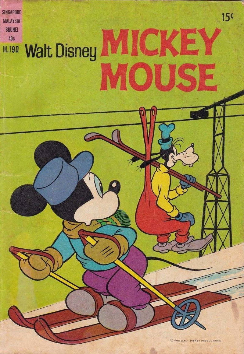 Walt Disney Mickey Mouse [M series] (WG Publications, 1967 series) #M.190 (1972)