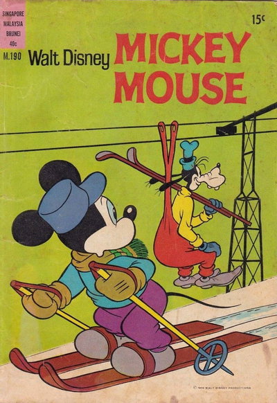 Walt Disney Mickey Mouse [M series]  #M.190 (1972)