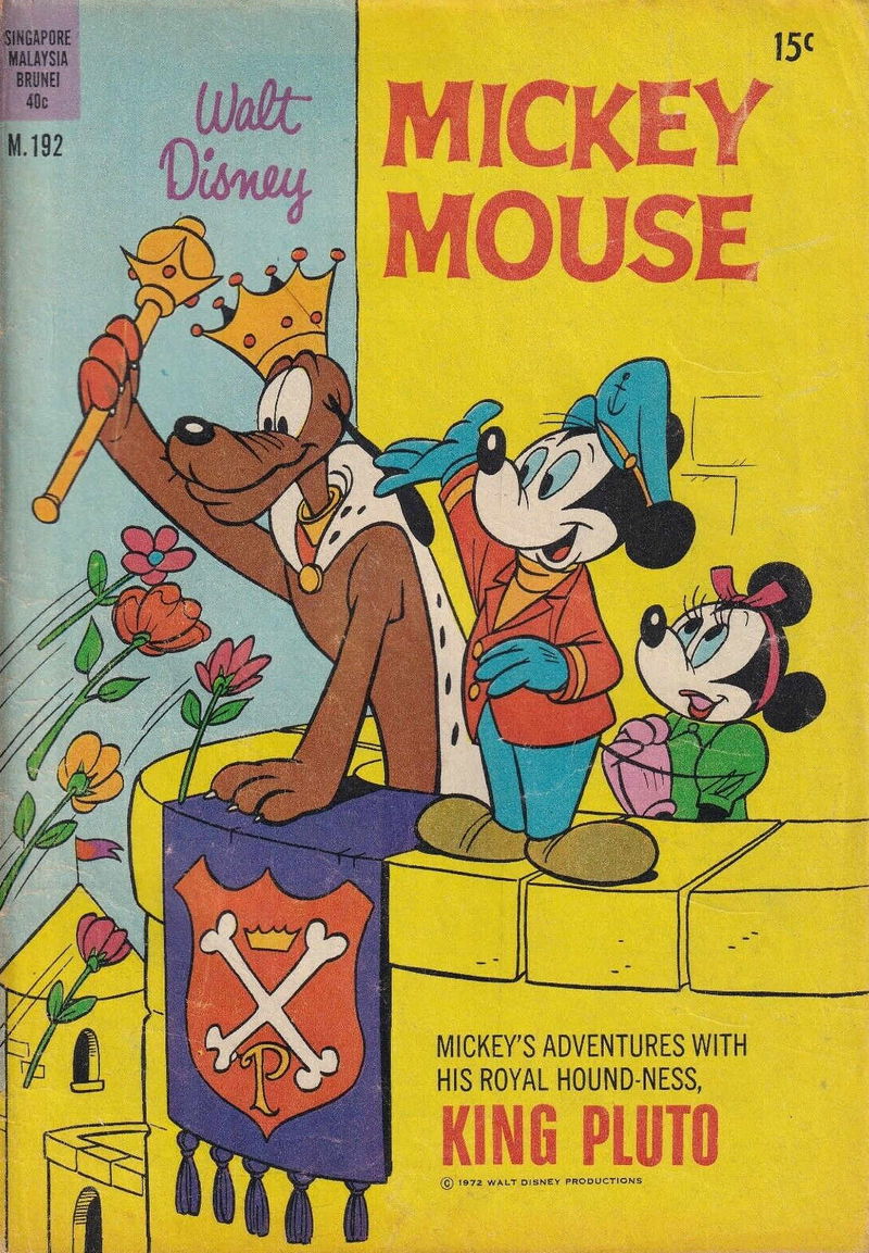Walt Disney Mickey Mouse [M series] (WG Publications, 1967 series) #M.192 (1972)