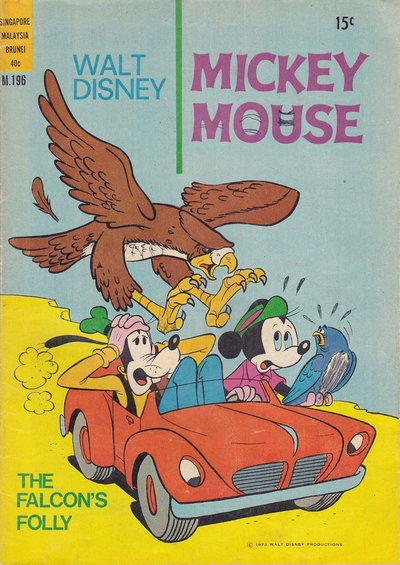 Walt Disney Mickey Mouse [M series]  #M.196 (1973)