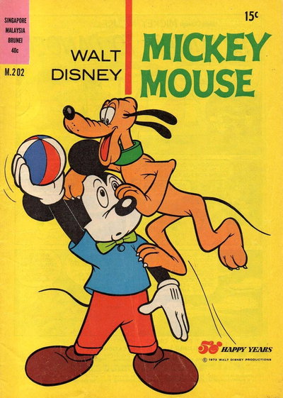 Walt Disney Mickey Mouse [M series]  #M202 (1973)