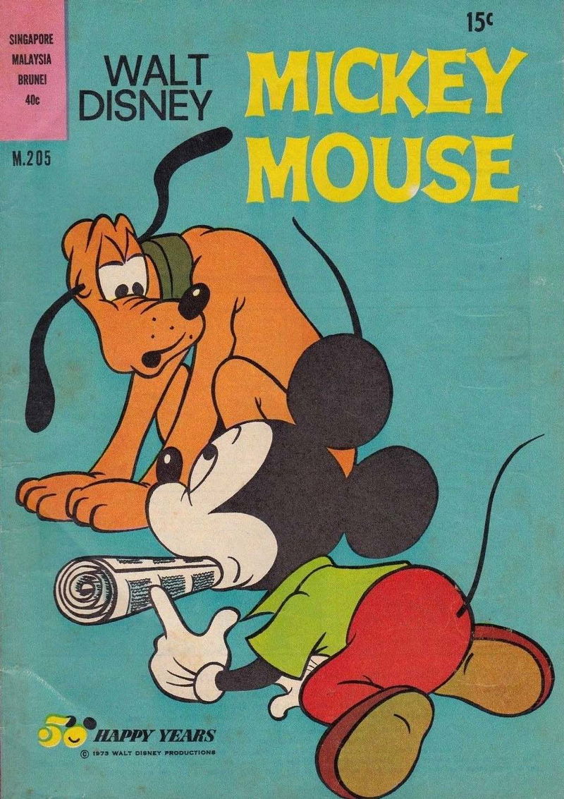 Walt Disney Mickey Mouse [M series] (WG Publications, 1967 series) #M.205 (1973)