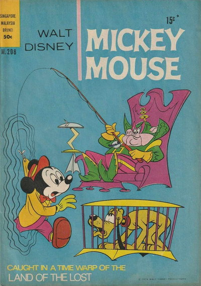 Walt Disney Mickey Mouse [M series]  #M208 (1974)