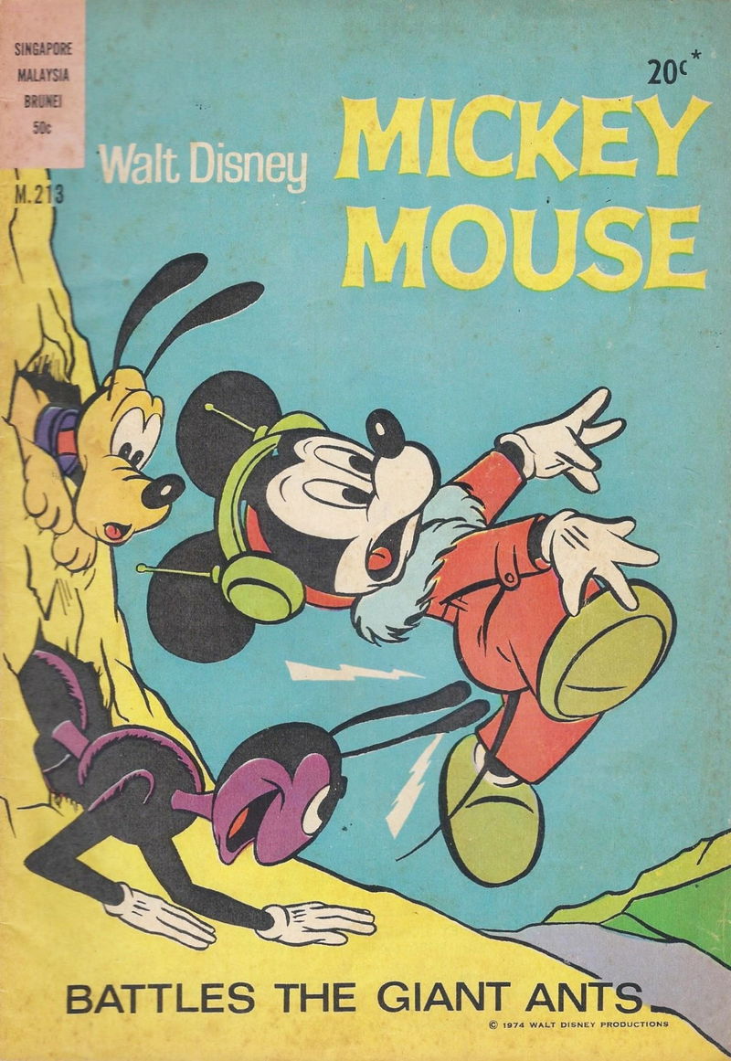 Walt Disney Mickey Mouse [M series] (Wogan, 1974 series) #213 (July 1974)