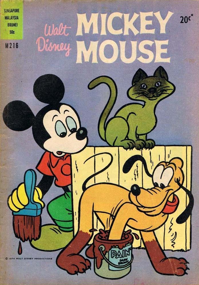 Walt Disney Mickey Mouse [M series] (Wogan, 1974 series) #M.216 (1974)