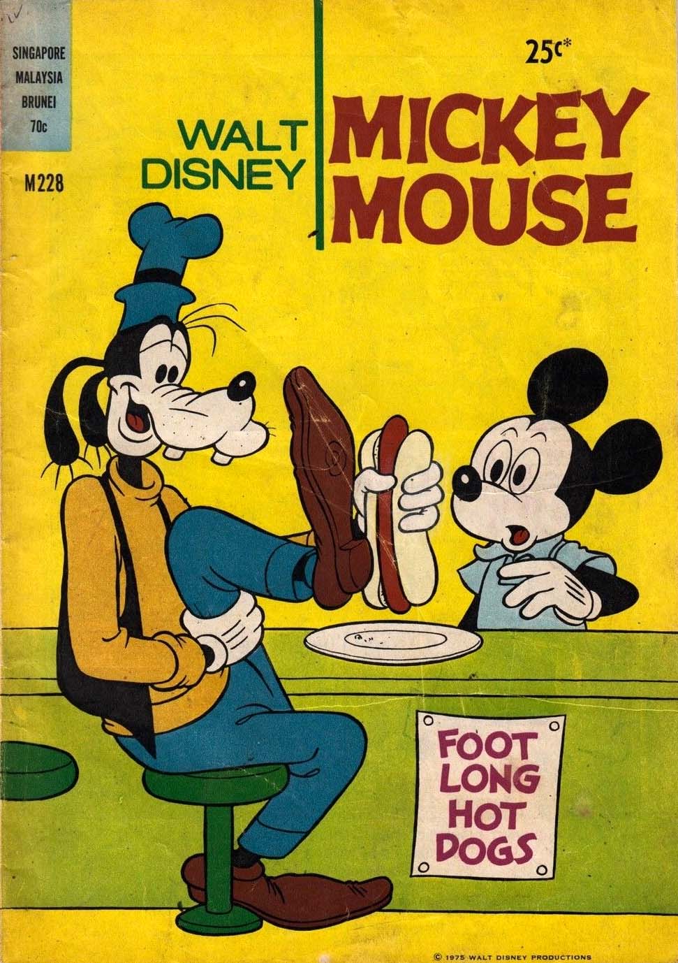 Walt Disney Mickey Mouse [M series] (Wogan, 1974 series) #M228 ([October 1975?])