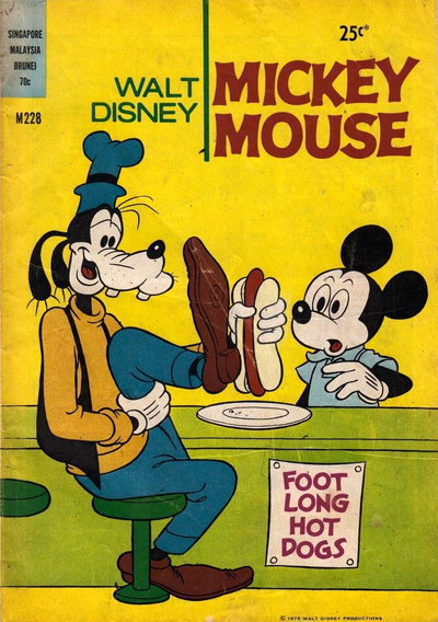 Walt Disney Mickey Mouse [M series]  #M228 ([October 1975?])