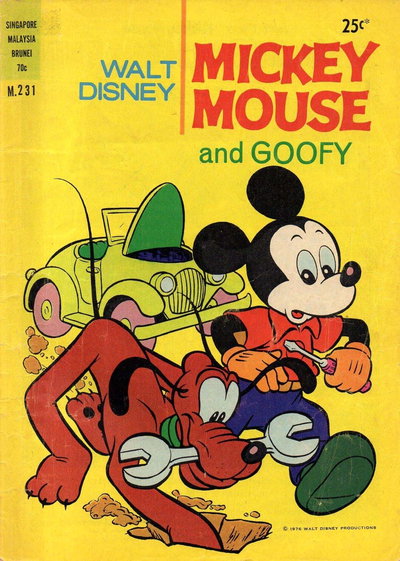 Walt Disney Mickey Mouse [M series]  #M231 (1976)