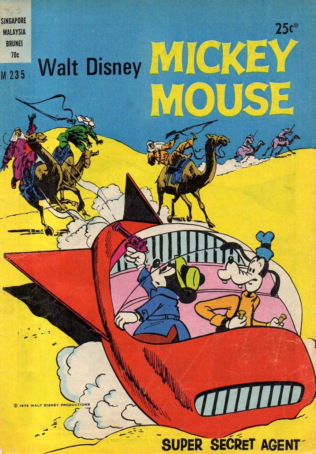 Walt Disney Mickey Mouse [M series] (Wogan, 1974 series) #M235 (1976)