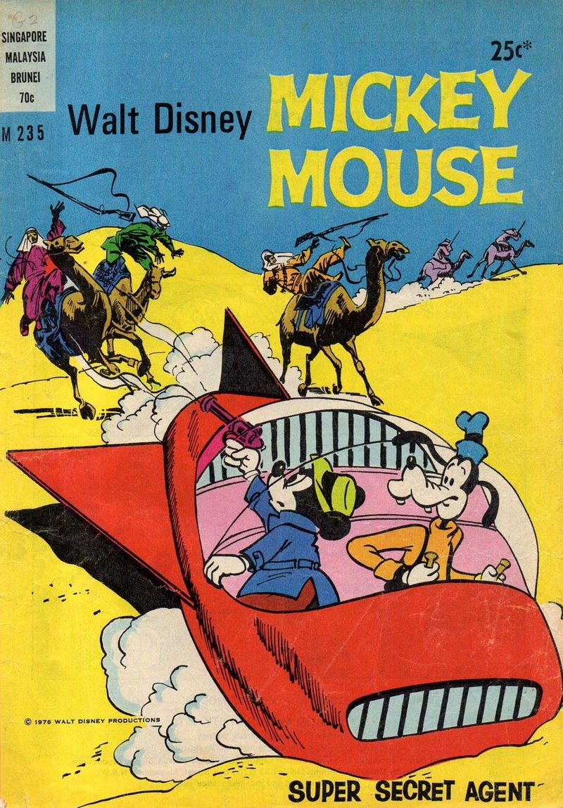 Walt Disney Mickey Mouse [M series] (Wogan, 1974 series) #M235 (1976)