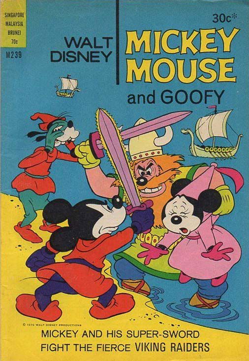 Walt Disney Mickey Mouse [M series] (Wogan, 1974 series) #M239 (1976)