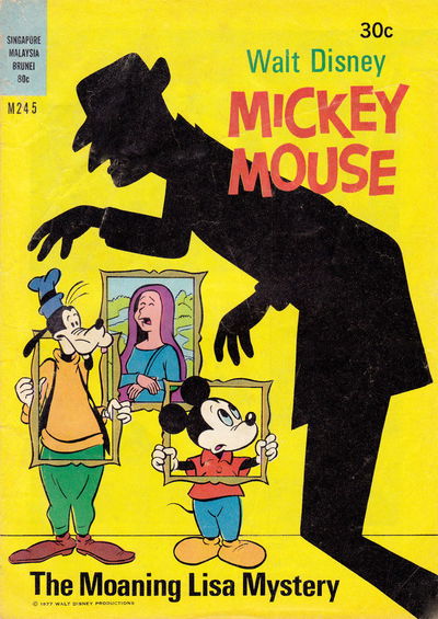 Walt Disney Mickey Mouse [M series] (Wogan, 1974 series) #M245 1977