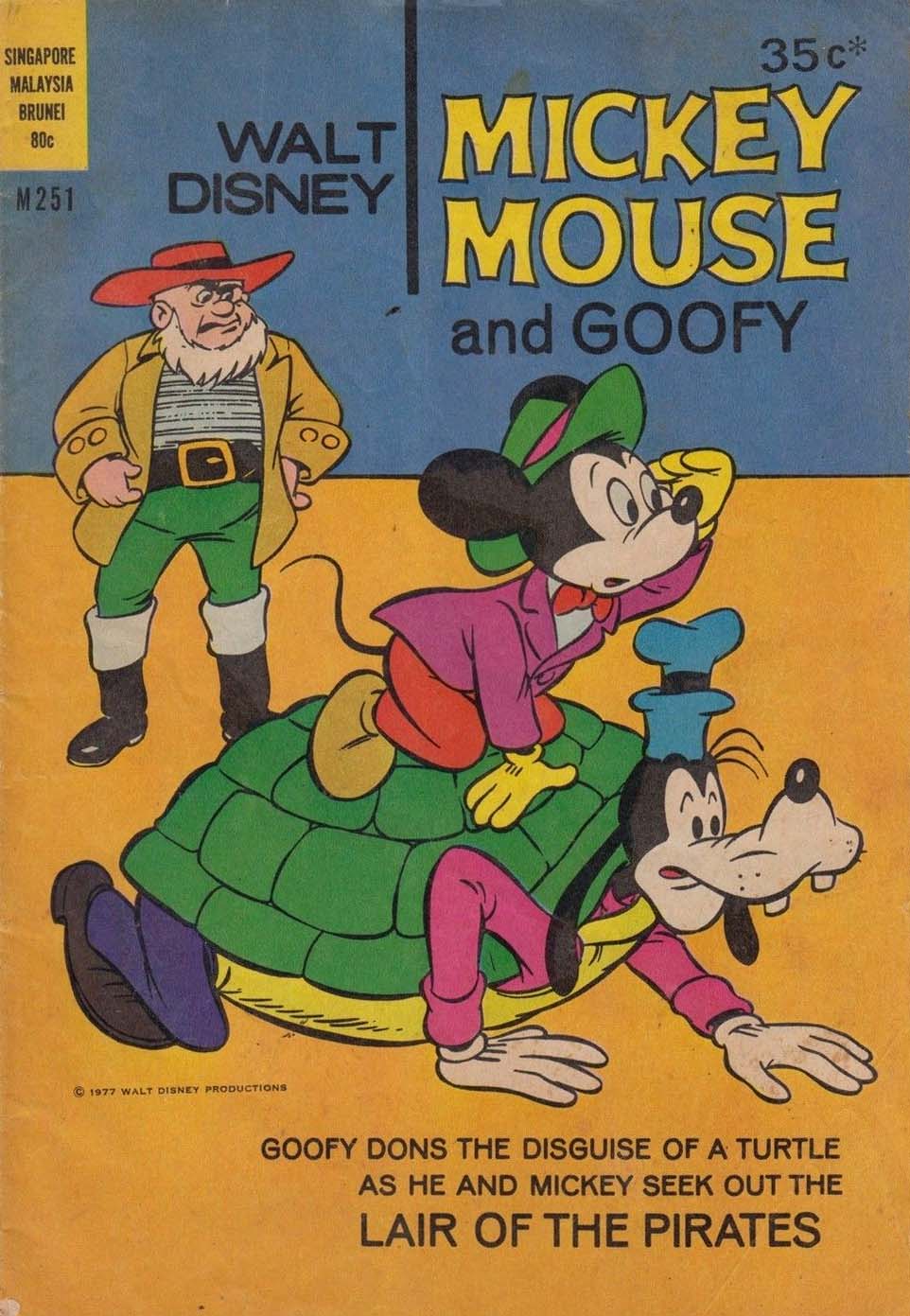 Walt Disney Mickey Mouse [M series] (Wogan, 1974 series) #M251 ([September 1977])