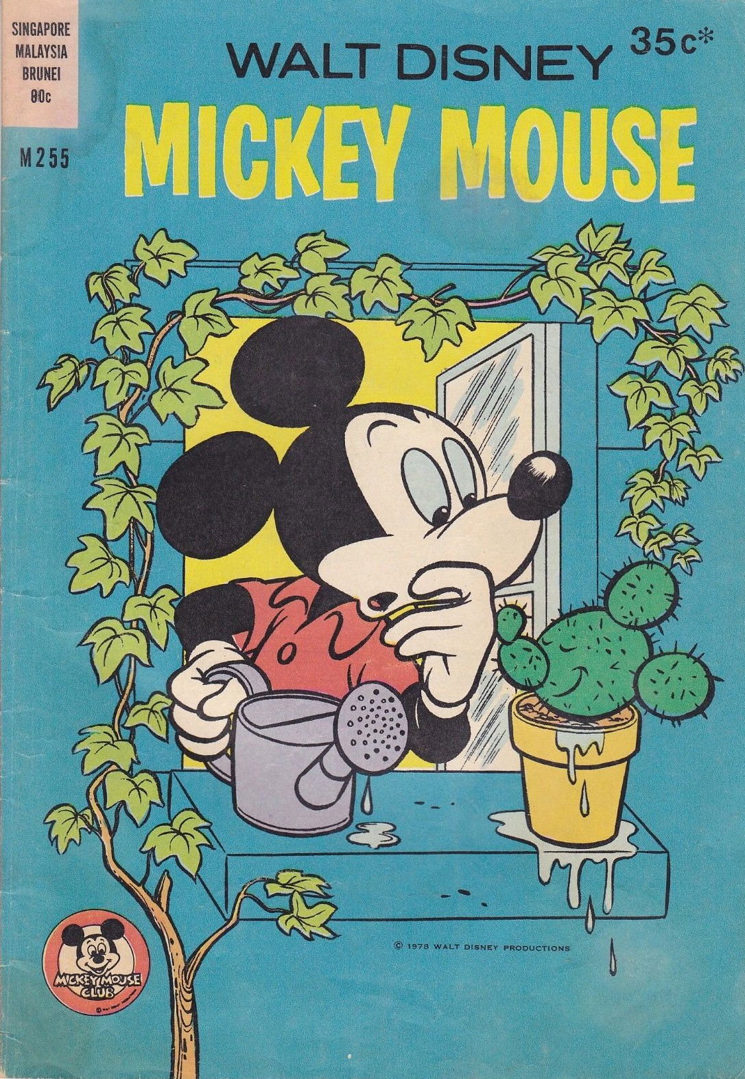 Walt Disney Mickey Mouse [M series] (Wogan, 1974 series) #M255 (January 1978)