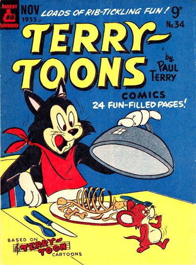 Terry-Toons Comics  #34 (November 1955)