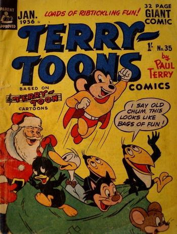 Terry-Toons Comics (Rosnock, 1950 series) #35 (January 1956)