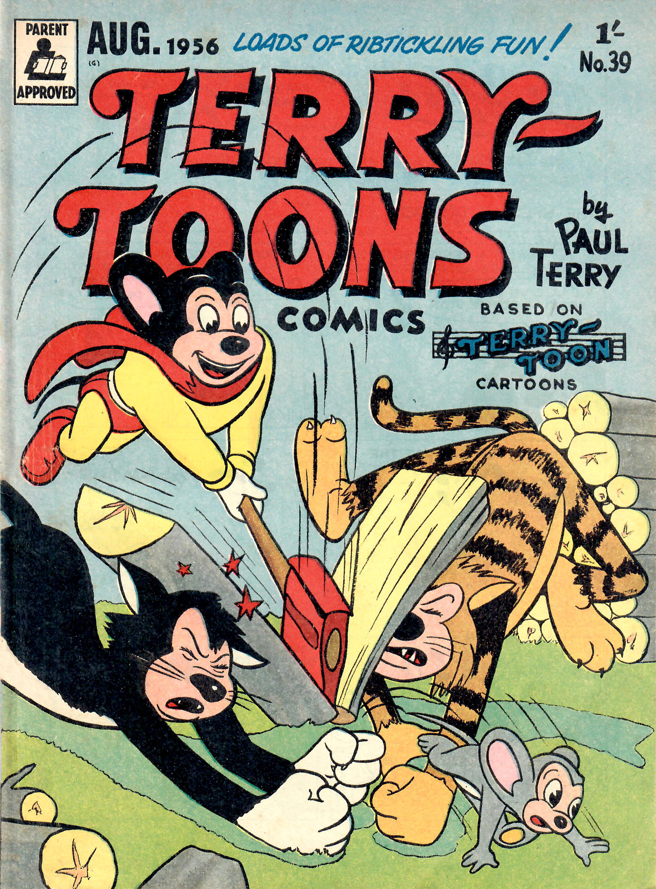 Terry-Toons Comics (Rosnock, 1950 series) #39 (August 1956)