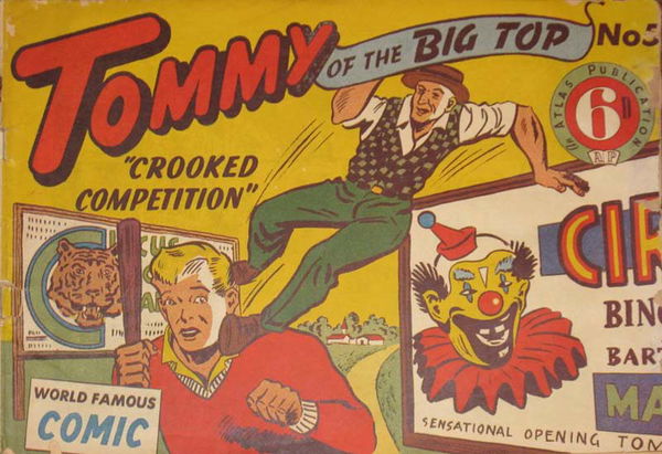 Tommy of the Big Top (Atlas, 1949? series) #5 1950