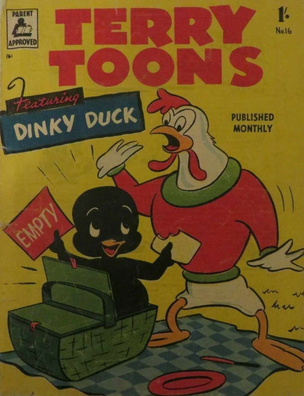 Terry Toons (Rosnock, 1957? series) #16 ([August 1958]) —Featuring Dinky Duck