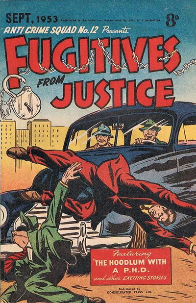 Anti-Crime Squad (Red Circle, 1952 series) #12 — Fugitives from Justice September 1953