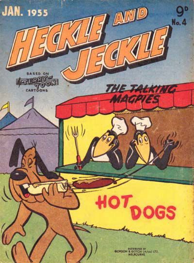 Heckle and Jeckle the Talking Magpies (Rosnock, 1954 series)  #4 (January 1955)