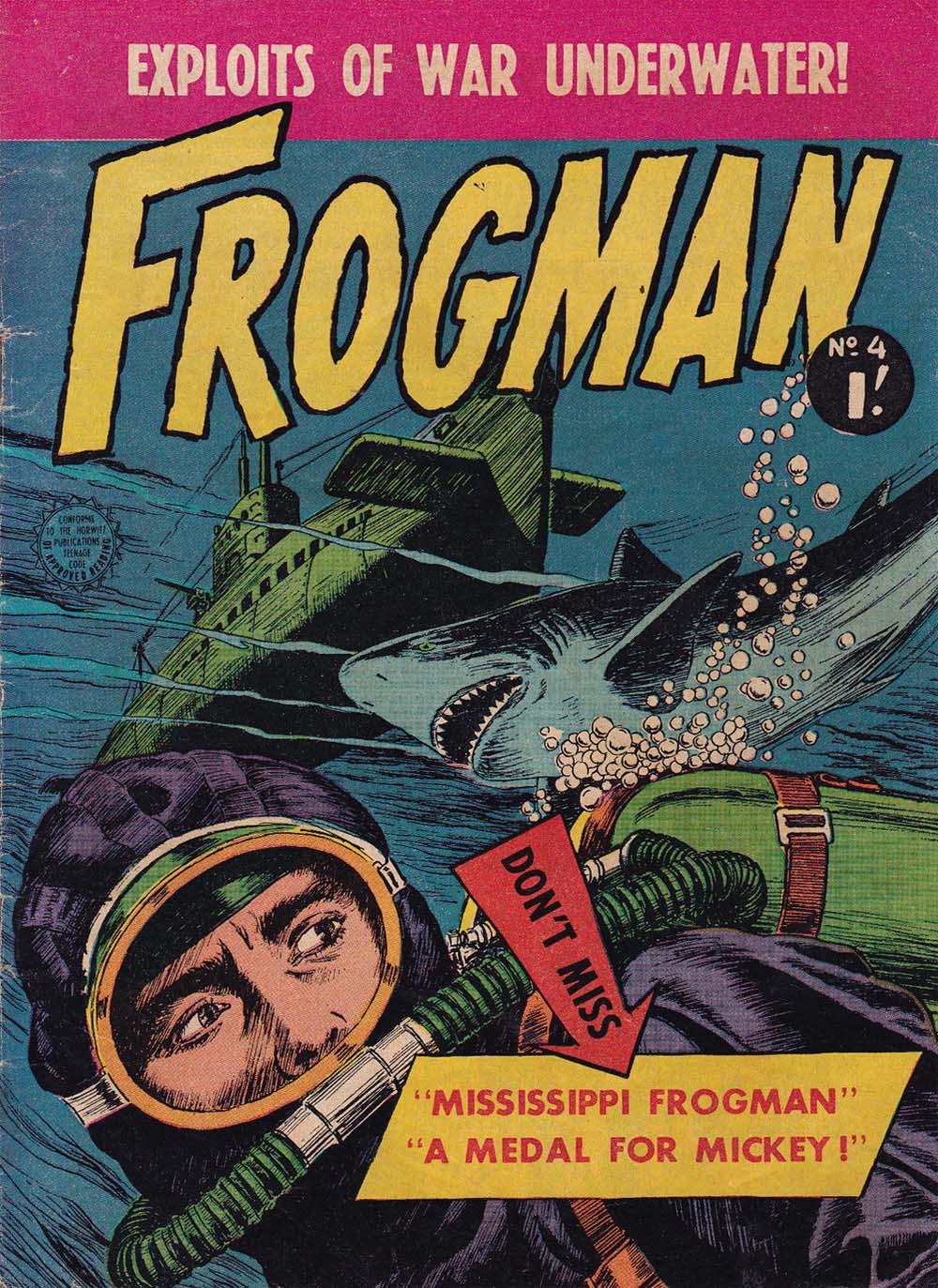 Frogman (Horwitz, 1957? series) #4 ([1958?])