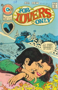 For Lovers Only (Charlton, 1971 series)  #79 (June 1975) — I'll marry you, Kirby... Probably by June!